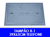 TAMPÃO R-1 39x63cm TELEFONE 100 dpi