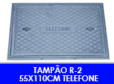 TAMPÃO R-2 55x110cm TELEFONE 100 dpi