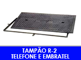 TAMPÃO R-2 TELEFONE e EMBRATEL